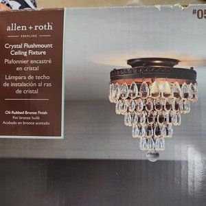 Beautiful crystal ceiling lamp